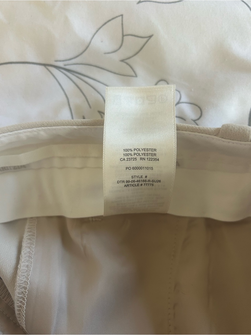 NWT- Aritzia Effortless High-Rise Trousers in Metropolis Beige/Taupe- Crepette - Picture 5 of 6